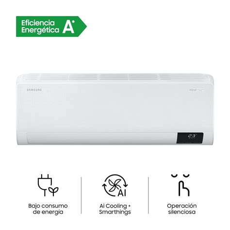 Aire Acondicionado Samsung Split 12000 Btu Inverter Windfree Onoff Smart Wi Fi Sodimac Perú