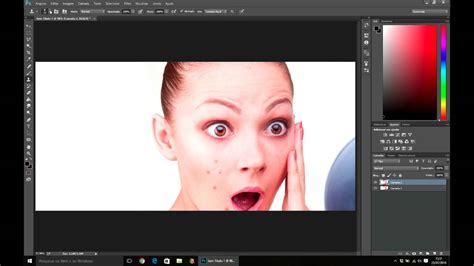 Como Tirar Espinhas E Sinais Do Rosto Pelo Photoshop Iniciantes Youtube