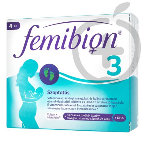 Femibion 3 szoptatás étrend-kiegészítő filmtabletta+ kapszula | Avokado ...