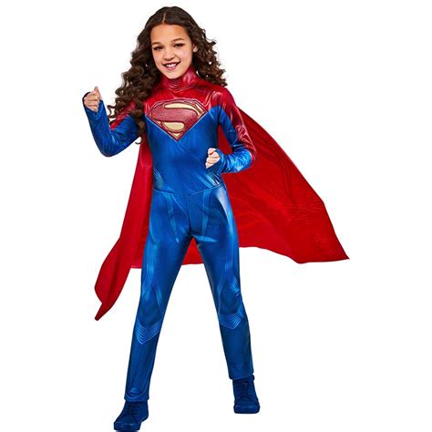 Girls Supergirl Costume Halloween Alley