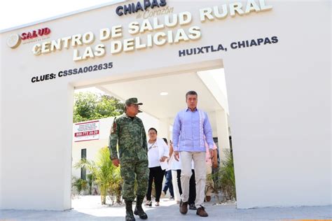 En Huixtla Inaugura Rutilio Escandón Reconversión Del Centro De Salud Rural Las Delicias