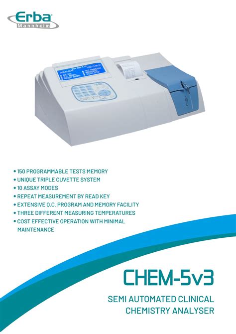 Chem 5v3 By Erba Diagnostics Issuu