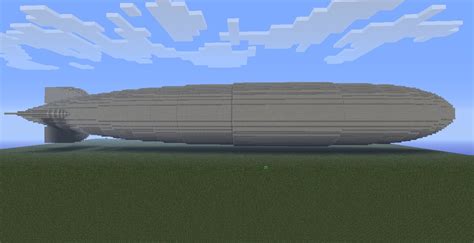 My First Airship 1 25 1 Scale Lz127 Graf Zeppelin Minecraft Map