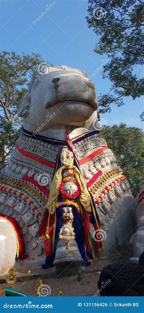 Nandi Temple at Chamundi Hills Stock Photo - Image of shiva, nandi: 131156426