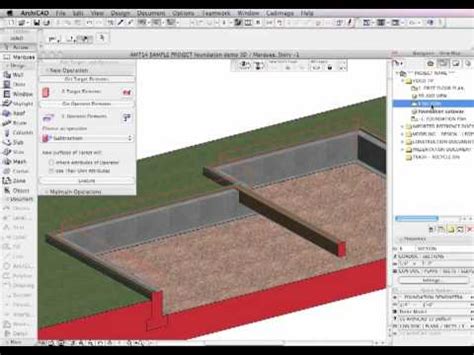 Archicad Tutorial Terrain Modeling Using Solid Element Operations