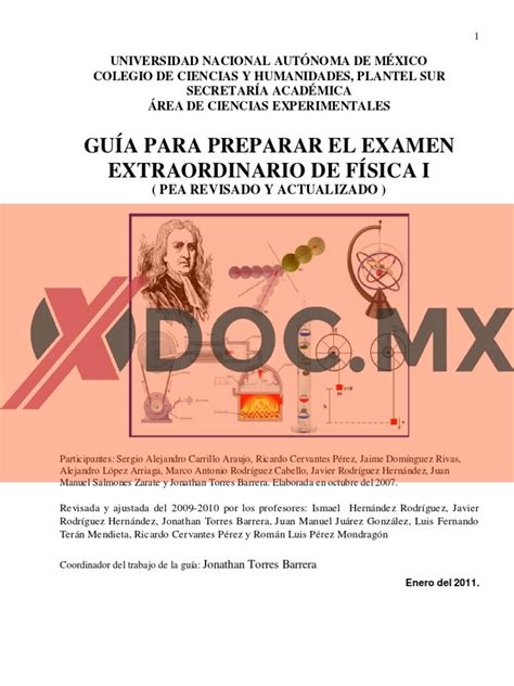 Xdoc Mx Cch Sur Portal Academico Del Cch Pdf Vector Euclidiano Las Leyes Del Movimiento