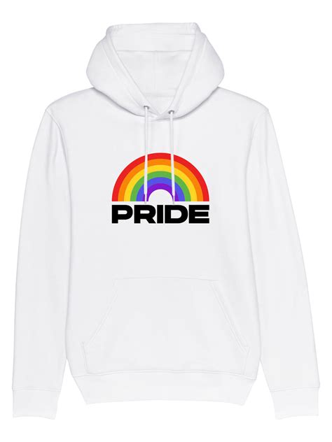 Pride Regenbogen Hoodie Hamburger Hänger