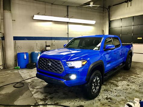 2021 Toyota Tacoma Trd Off Road Double Cab 4x4 In Voodoo Blue 386754