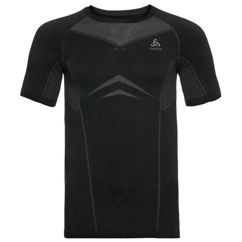 Odlo Mens Fundamentals Performance Light Baselayer Set Black Graphite