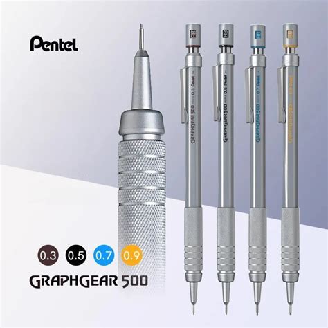 Pentel Graphgear Crayon M Canique Automatique Avec Gomme Pour Stylos