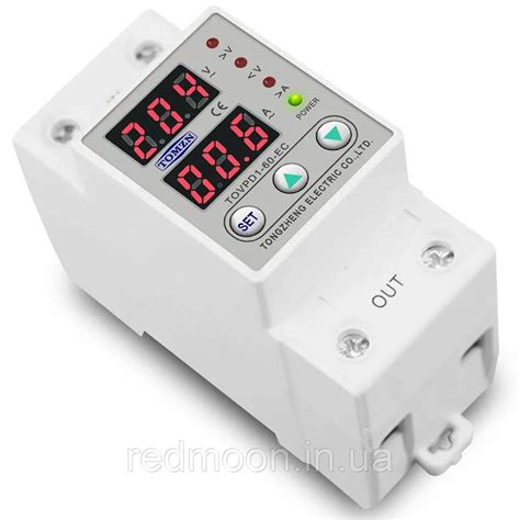 Реле напряжения и тока 60A, TOVPD1-60-EC / Защита от перепадов ...