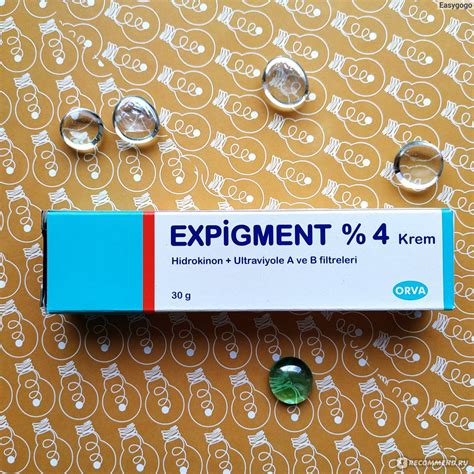 Крем отбеливающий Expigment с содержанием гидрохинона 4% ...