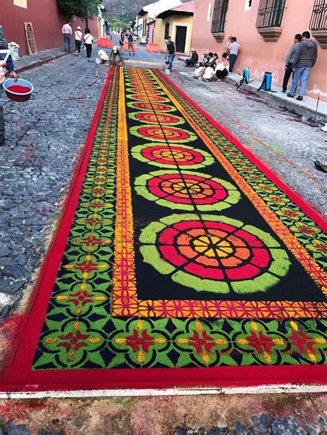 Alfombras De Semana Santa Antigua Guatemala FotoTM Foto De CY DE M