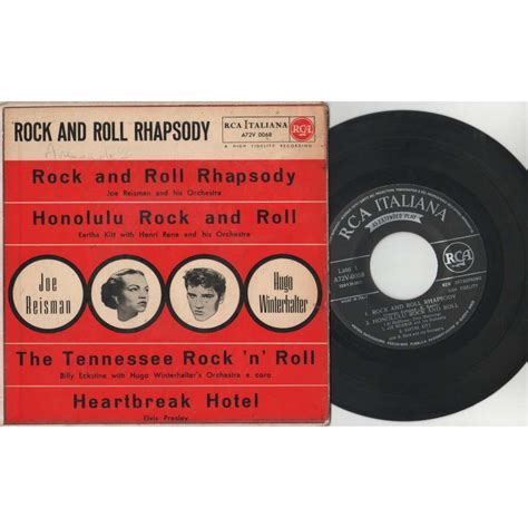 Rock And Roll Rhapsody Italian 1956 Original 4 Trk 7ep Sampler Unique