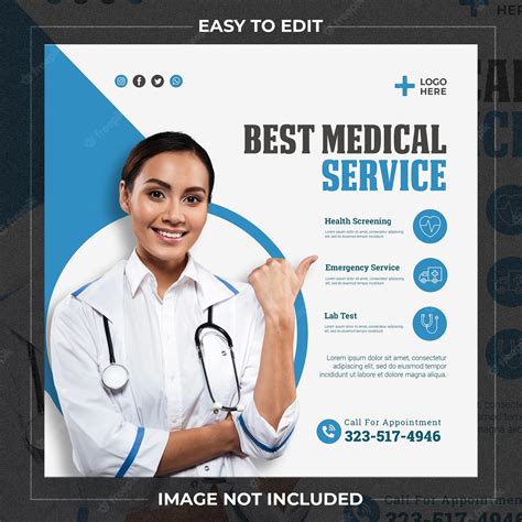 Premium Psd Medical Healthcare Social Media Template