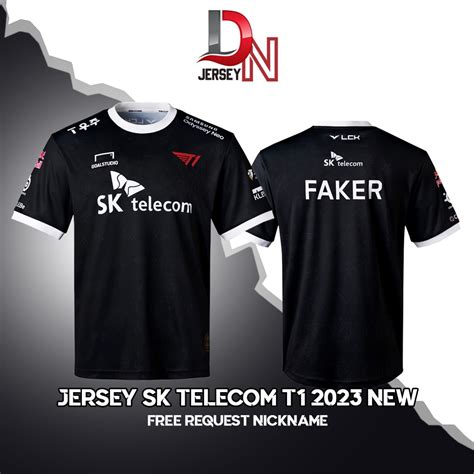 Jual Jersey Baju Kaos Sk Telecom T1 Esport New 2023 Free Custom