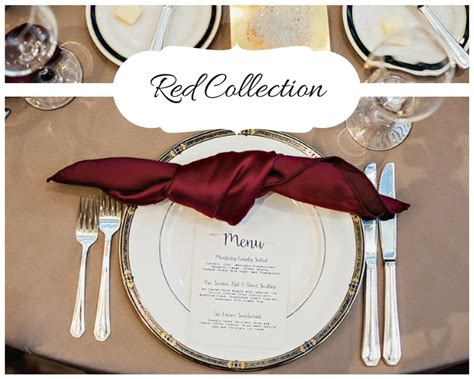 Red Collection Luxe Event Linen
