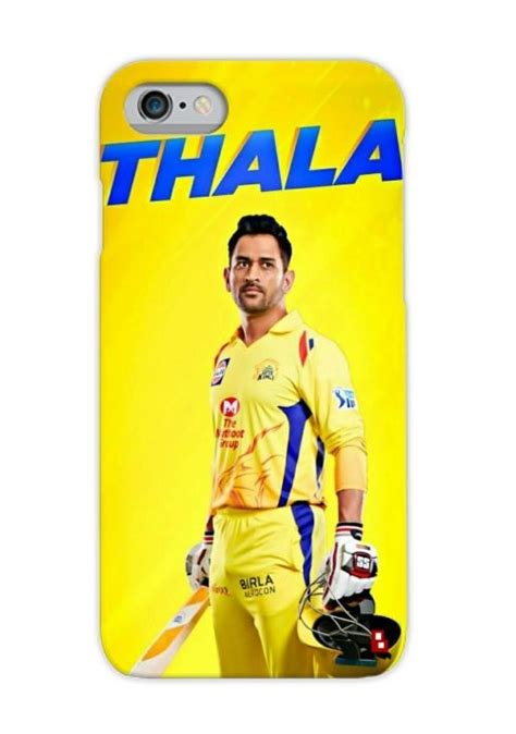 Thala Csk Dhoni Phone Cover Bakedbricks