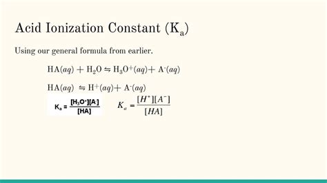 The Nature Of Acids And Bases Acid Strength And Ionization Constant