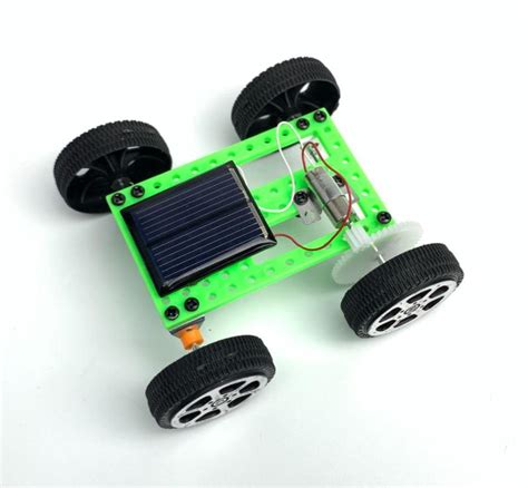 Diy Mini Solar Car With Gear And Motor