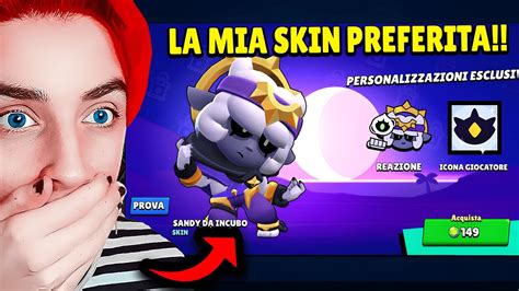 SHOPPO SANDY DA INCUBO SU BRAWL STARS LA MIA SKIN PREFERITA YouTube