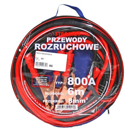 PRZEWODY ROZRUCHOWE 900A 6M