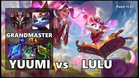 Grandmaster Support Gameplay Yuumi Vs Lulu Patch 1121 Youtube