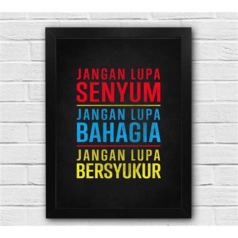 Jual Poster Quote Pajangan Dinding Rumah Kantor Office Ruang Kerja K