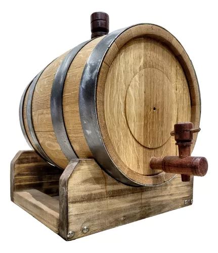 Barril Barrica De Roble Franc S Litros Canilla Madera Mercadolibre