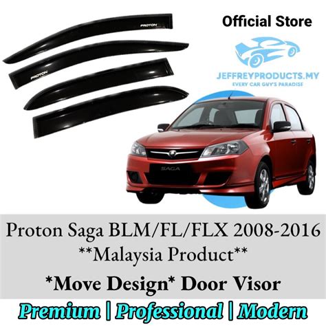 Proton Saga Blm Fl Flx Door Visor Big Small Shopee