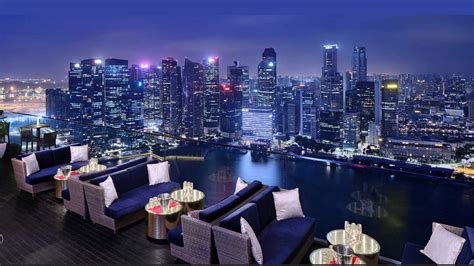 Rooftop Bars Restaurants In Singapore Marina Bay Sands