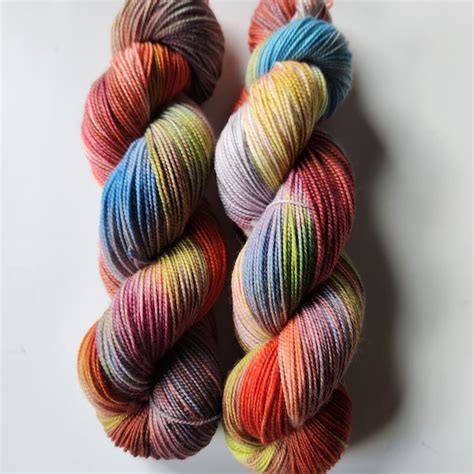 Self Striping Yarn Etsy