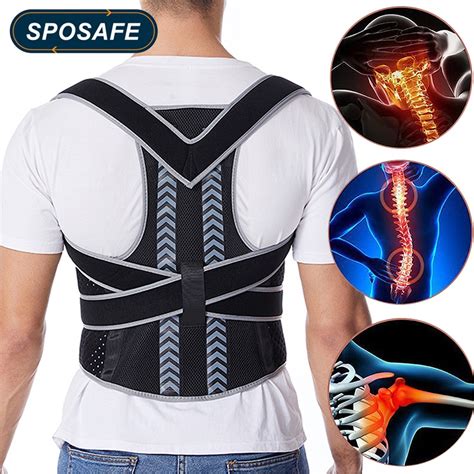 Sposafe Back Brace Posture Corrector For Women And Men Back Support