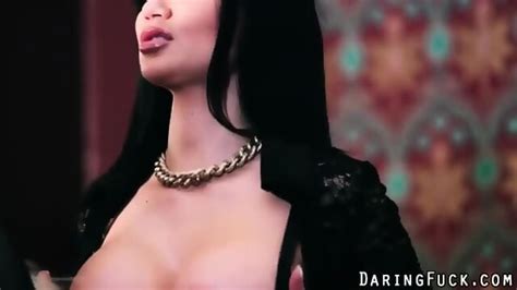 European Babe Eats Load