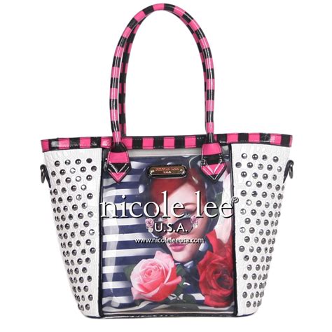 Pin by Tracey Wolf on Nicole Lee USA | Clear tote bags, Nicole lee ...