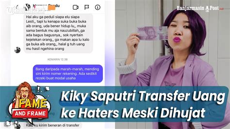 Kiky Saputri Transfer Uang Ke Haters Meski Dihujat Baca Komentar