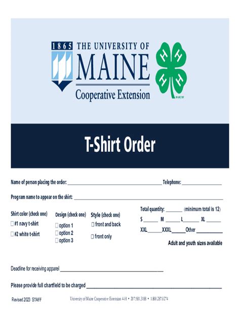 Fillable Online Extension Umaine 4 H Templates Plugged In For UMaine