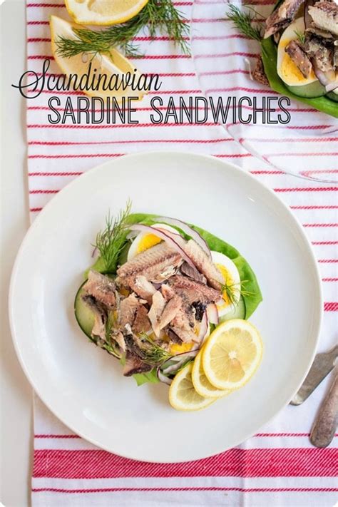 Scandinavian Sardine Sandwiches Recipe Quick And Healthy Lunch