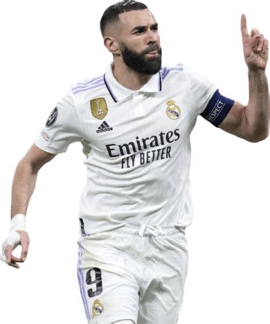 Karim Benzema Real Madrid Football Render FootyRenders