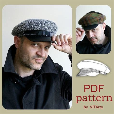 Flat Cap Sewing Pattern Etsy