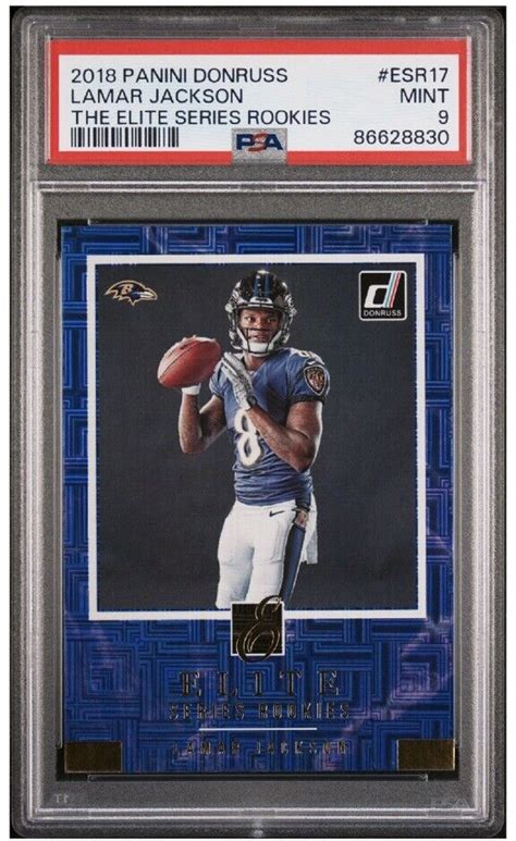 Panini Donruss The Elite Series Rookies Esr Lamar Jackson