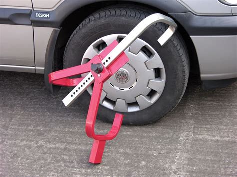 Caravan 13 15 Wheel Clamp Lock Heavy Duty Anti Theft Trailer Security