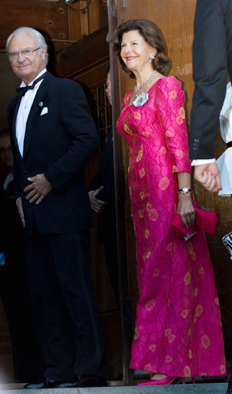 Photo Le Roi Carl Xvi Gustaf Et La Reine Silvia Lors Du D Ner Au