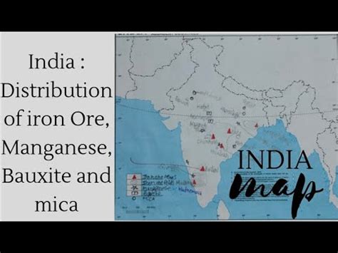 India Distribution Of Iron Ore Manganese Bauxite And Mica India