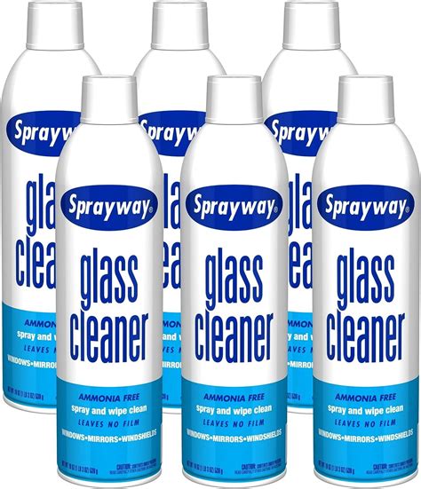 Sprayway Sw050 06 Glass Cleaner White 118 Pound Pack Of 6