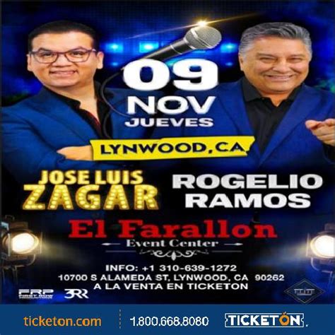 Jos Luiz Zagar Y Rogelio Ramos Tickets Online Ticket N