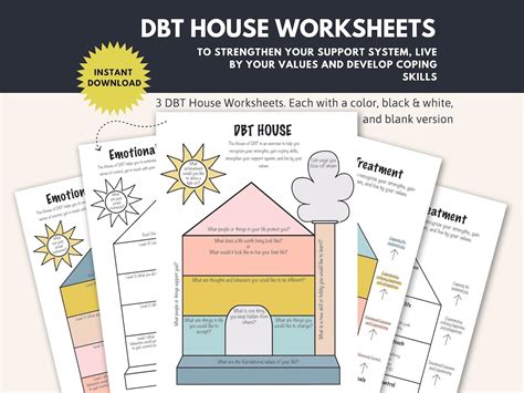 Dbt House Worksheet Printable