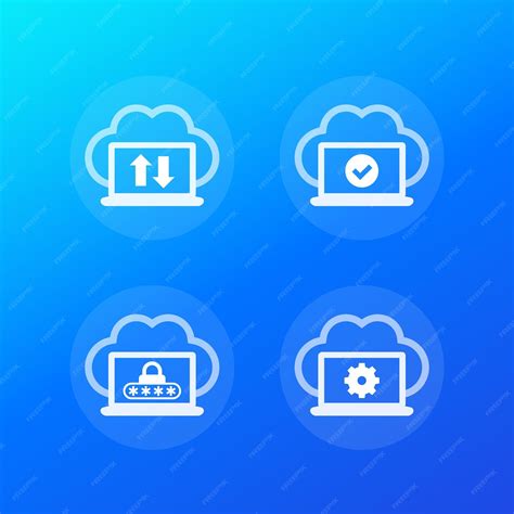 Premium Vector | Sync with cloud synchronization completed protected