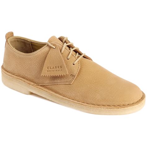 Clarks Originals Desert London S Nubuck Shoes Maple