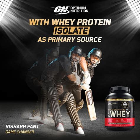 Optimum Nutrition Gold Standard 100 Whey Protein Powder 5 Lbs 10